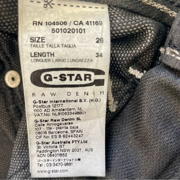 G-Star Raw, New with tags, Low Tapered Fit, Size 26 - Picture 12 of 15